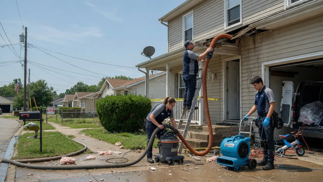 Water Damage Restoration in La Fontaine, IN near me